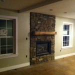 Gas Fireplace and Suround